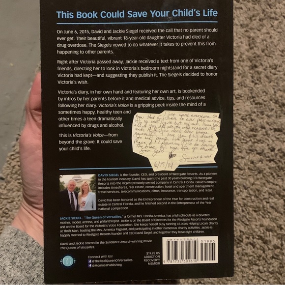 ictoria's Voice: Our daughter's wish to share her diary & save lives fr… - Picture 3 of 7